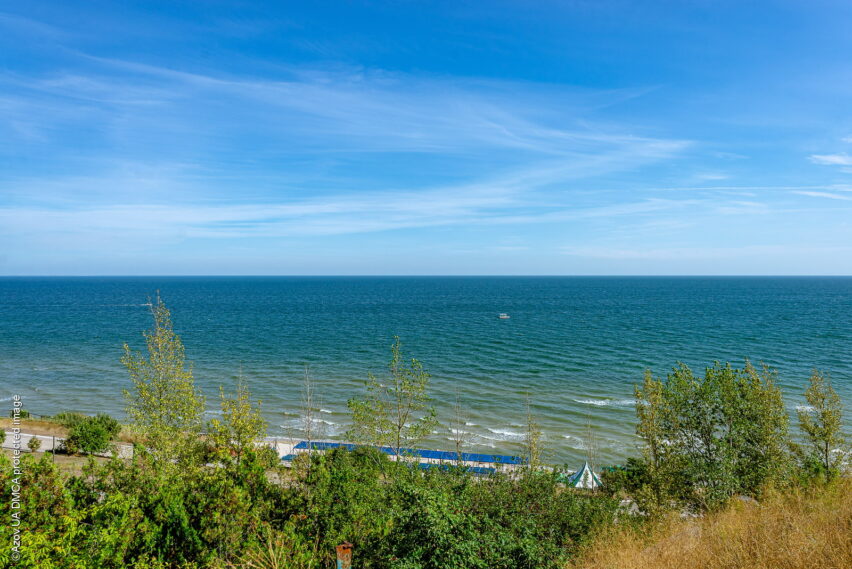 Панорама Азовского моря возле Бабах-Тарамы