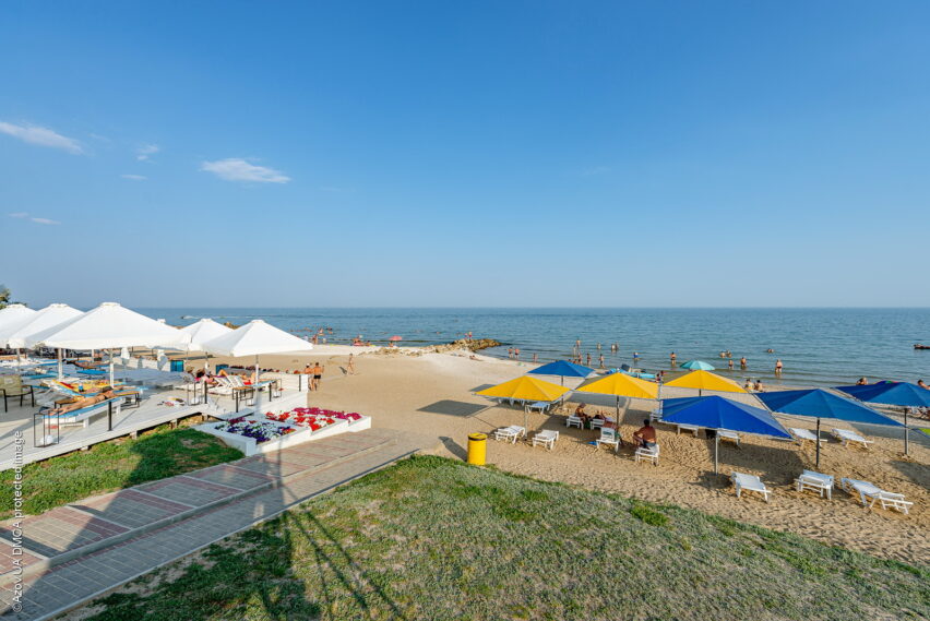 Небольшой курорт на Азовском море